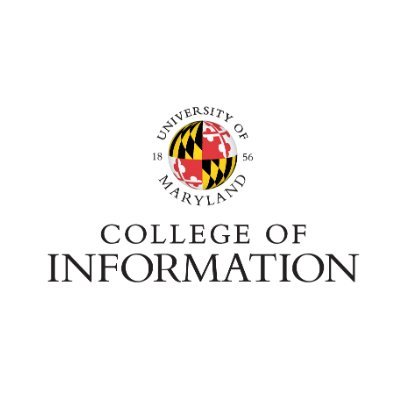 The logo for University of Maryland College of Information in place of a portrait of Sehba.